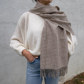 Hudson Striped Baby Alpaca Shawl