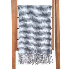 Houndstooth Baby Alpaca Shawl