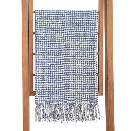 Houndstooth Baby Alpaca Shawl