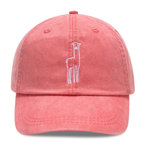 Fluff Embroidered Alpaca Logo Baseball Hat