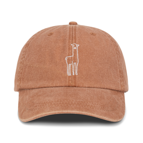 Fluff Embroidered Alpaca Logo Baseball Hat