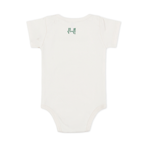 Fluff Alpaca Organic Cotton Alpaca Logo Onesie