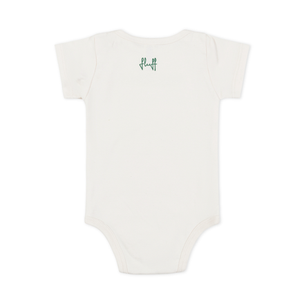 Fluff Alpaca Organic Cotton Alpaca Logo Onesie