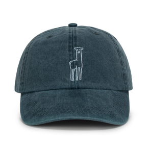Fluff Embroidered Alpaca Logo Baseball Hat